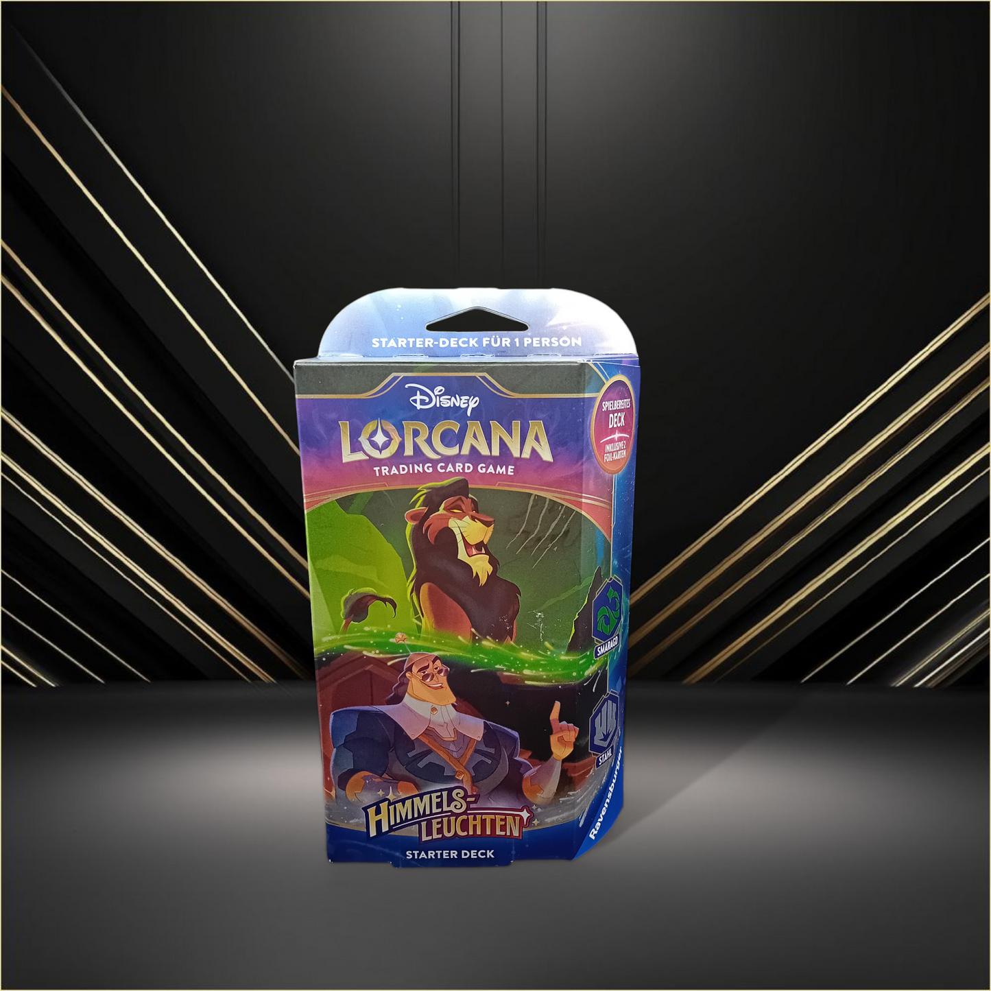 Lorcana Himmelsleuchten: Smaragd & Stahl Starter Deck