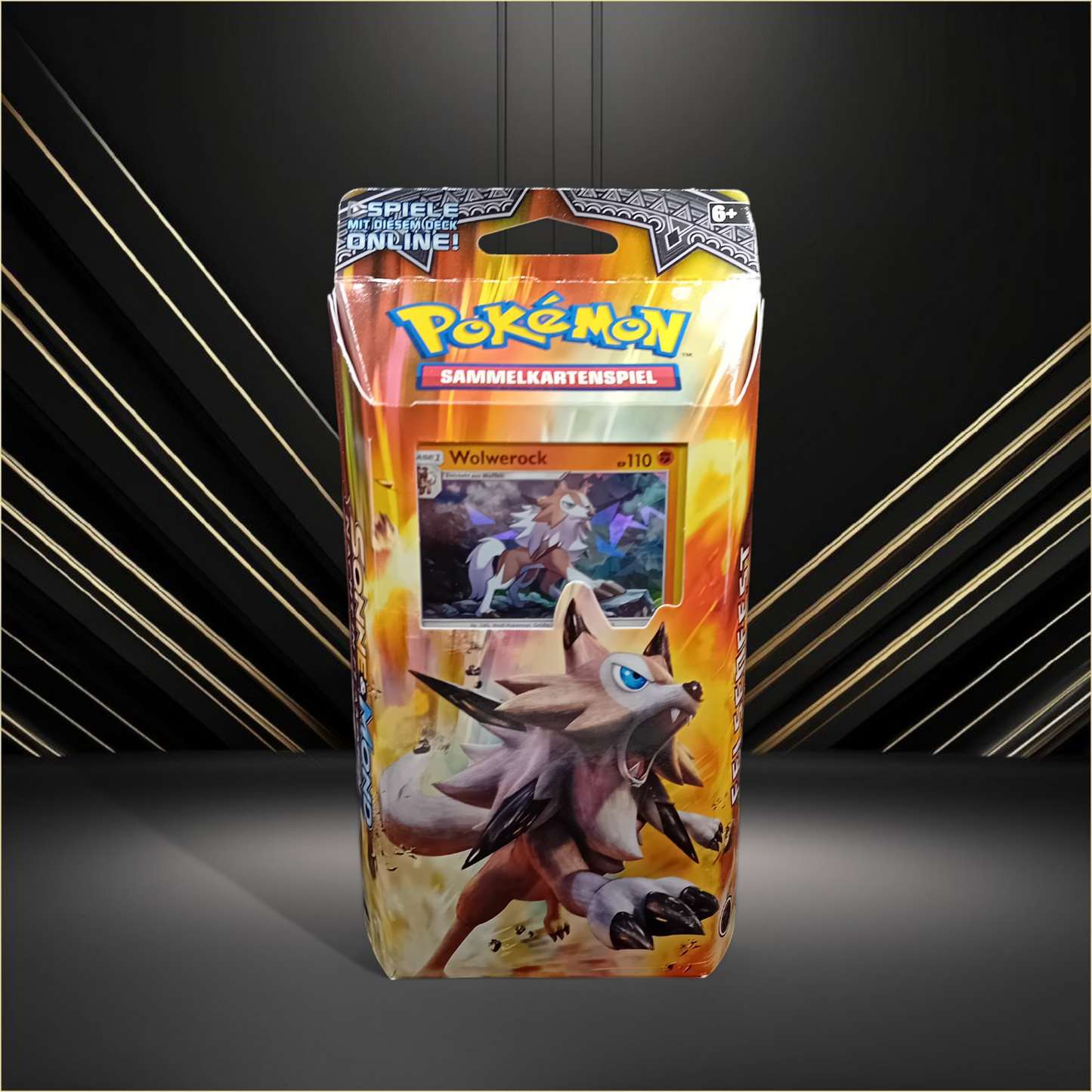 Pokemon Sonne&Mond Nacht in Flammen Deck Wolwerock