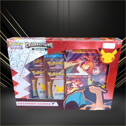 Pokemon Celebrations Siegfried's Glurak V - Spezialbox