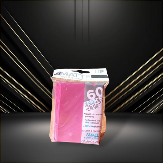 Ultra Pro Matte Small Sleeves - leuchtendes pink