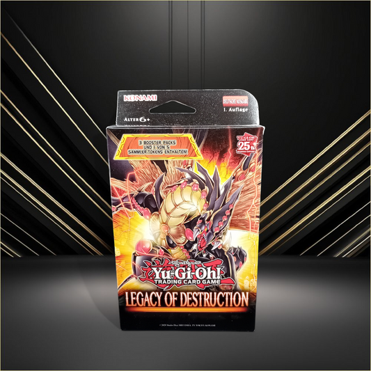 Yu-Gi-Oh Legacy of Destruction - Tuckbox (3 Booster Packs)